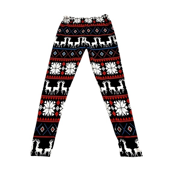 ViCherub Girls 2-Piece Thermal Underlayer Set, Holiday Pattern, Size XL - Picture 4 of 5